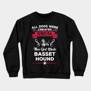 Basset Hound Crewneck Sweatshirt